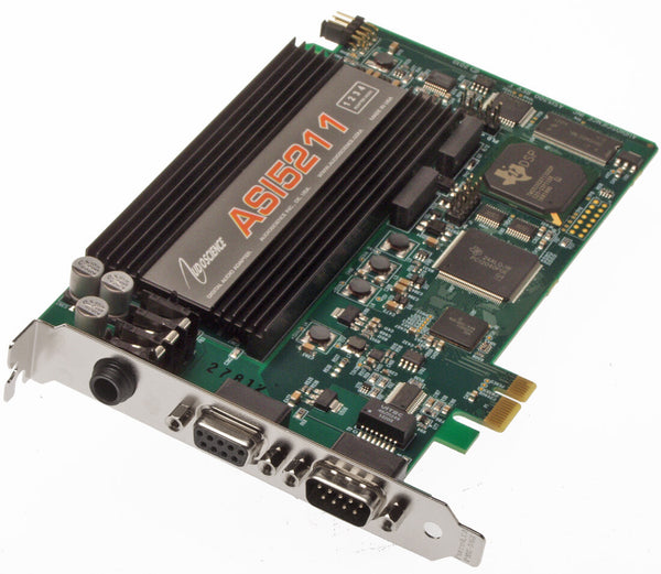 AudioScience ASI5211 Broadcast Mic Preamp Balanced Analog PCIe Card w/XLR Cables-www.prostudioconnection.com