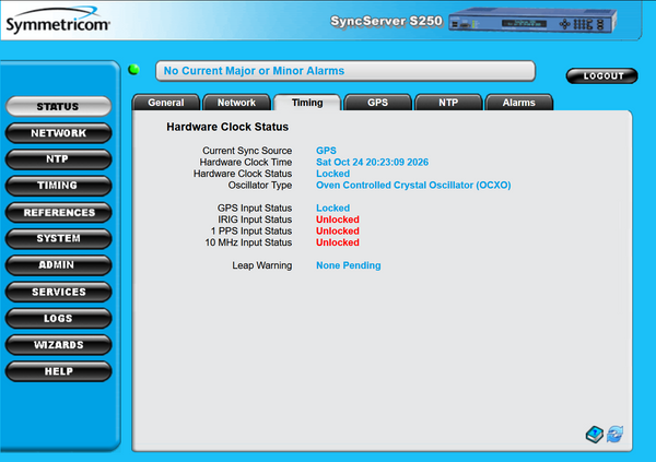 Symmetricom SyncServer S250 OCXO UPGRADED ublox GPS NTP Network Time Server-www.prostudioconnection.com