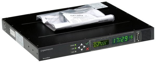 Spectracom SecureSync 213 BroadShield OCXO GPS GLONASS NTP Network Time Server-www.prostudioconnection.com