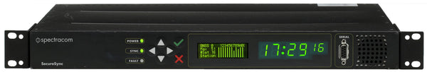 Spectracom SecureSync 013 OCXO GPS Galileo GLONASS NTP Network Time Server 10MHz-www.prostudioconnection.com