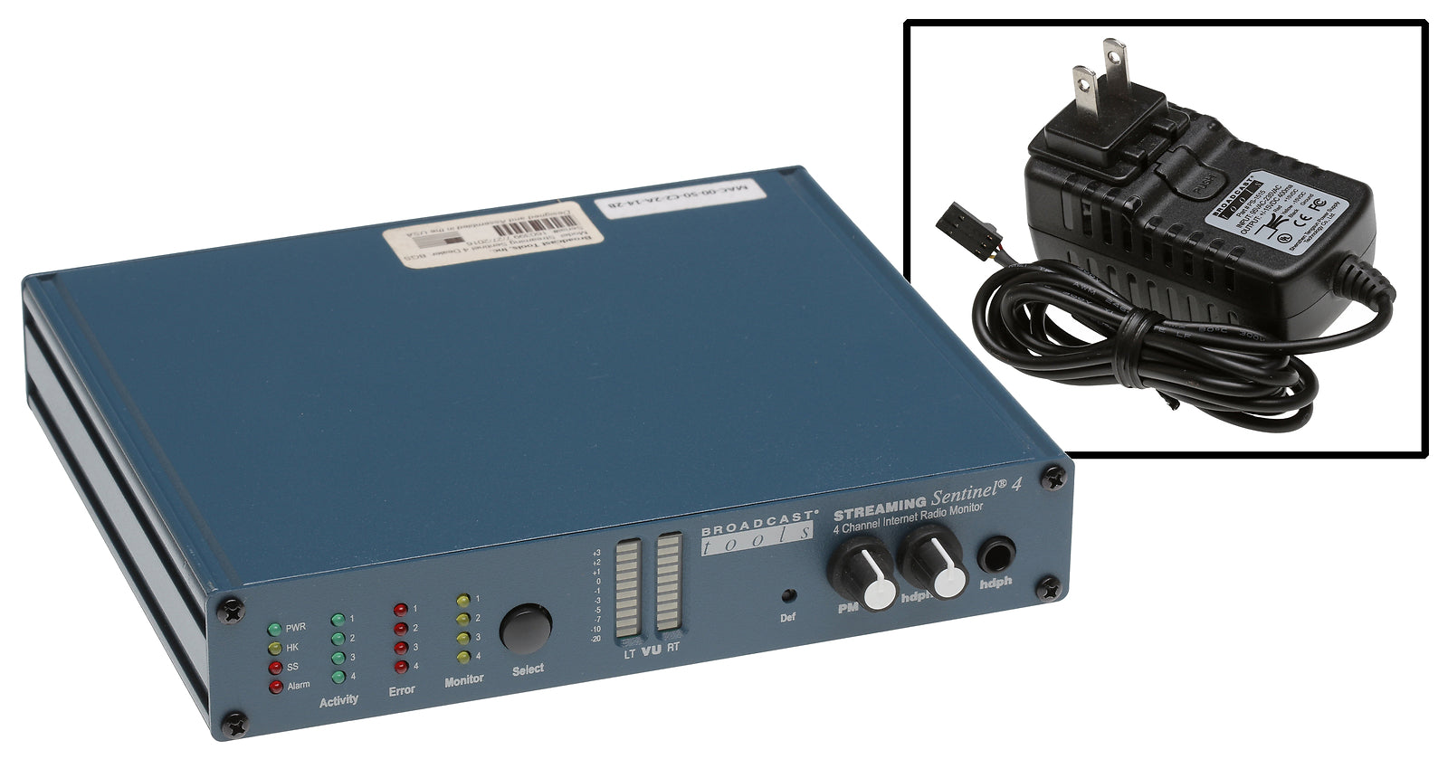 Broadcast Tools Streaming Sentinel 4 Signal Monitor Silence Sensor Failover-www.prostudioconnection.com
