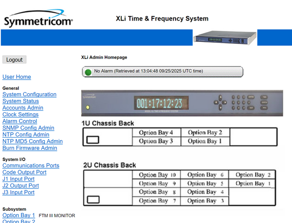 Symmetricom XLi FTM III UPGRADED Furuno GPS NTP Time Server 10MHz Oscillator PPO-www.prostudioconnection.com