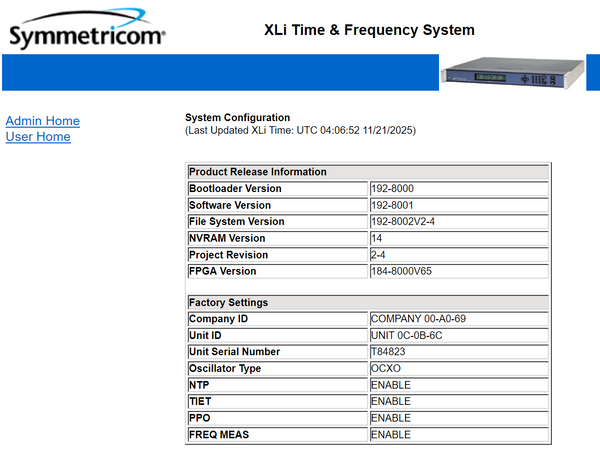 Symmetricom XLi OCXO UPGRADED GPS LPN 10MHz Oscillator NTP Time Server IRIG-B-www.prostudioconnection.com
