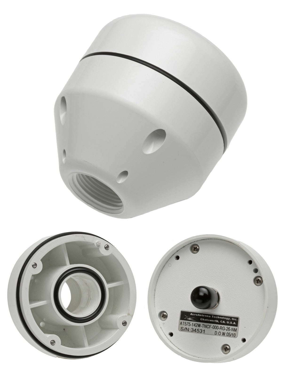 AeroAntenna Symmetricom GPS Antenna 26dB 5V-12V TNC AT575-142W-TNCF-000-RG-26-NM-www.prostudioconnection.com