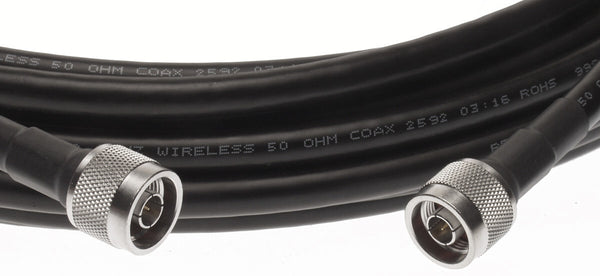 Spectracom CA01-0N0N-3100 100ft RG-8 Coax Cable 6GHz N Male RF400 Belden 7810A-www.prostudioconnection.com