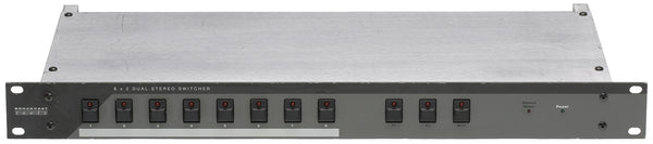 Broadcast Tools 8x2 Dual Audio Stereo Switcher Router Silence Sensor RS-232 GPI-www.prostudioconnection.com