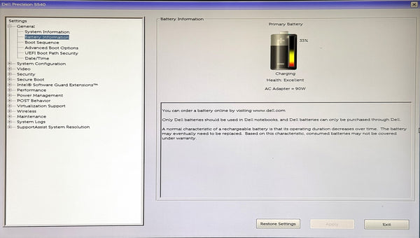 4K TOUCH Dell Precision 5540 UHD Core i7-9850H 32GB 512GB 15.6" Quadro T1000 W11-www.prostudioconnection.com