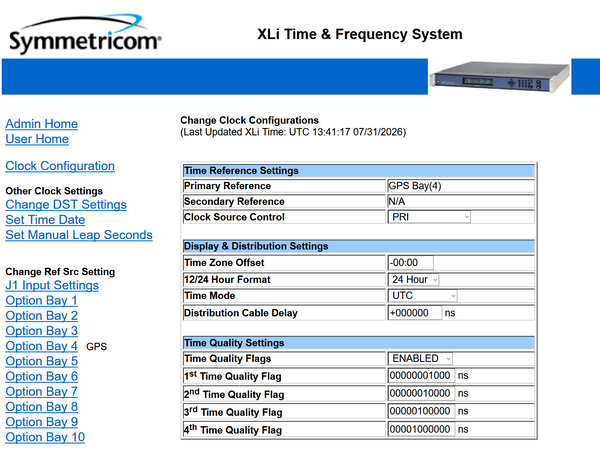 Symmetricom XLi OCXO UPGRADED GPS LPN 10MHz Oscillator NTP Time Server 4x IRIG-B-www.prostudioconnection.com