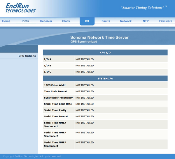 Endrun Technologies Sonoma D12 GPS TCXO NTP Network Time Server with HTTP-www.prostudioconnection.com