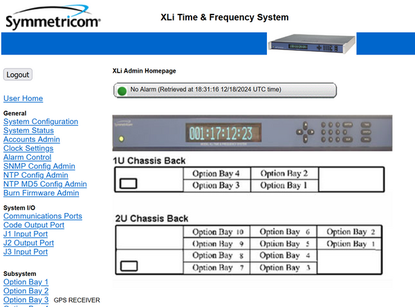 Symmetricom XLi Rubidium UPGRADED GPS 10MHz Oscillator NTP Time Server LOADED!!-www.prostudioconnection.com