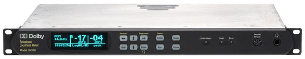 Dolby LM100 LUFS Loudness Meter Broadcast Streaming Podcast AES Digital & Analog-www.prostudioconnection.com