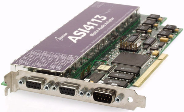 AudioScience ASI4113 Broadcast AES/EBU Digital & Balanced Analog Sound Card 4113 [Used]-www.prostudioconnection.com