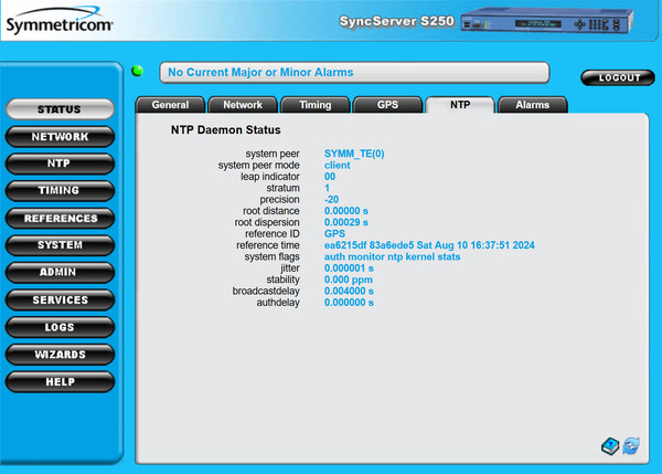 Symmetricom SyncServer S250 OCXO UPGRADED u-blox GPS NTP Network Time Server [Used]-www.prostudioconnection.com