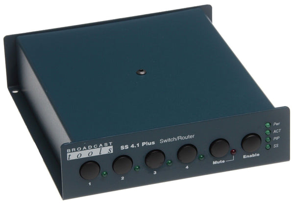 Broadcast Tools SS4.1 Plus Broadcast Automation Audio Switcher & Silence Sensor-www.prostudioconnection.com