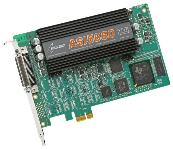 AudioScience ASI5680 Balanced Analog Multichannel Broadcast Sound Card ASI 5680-www.prostudioconnection.com