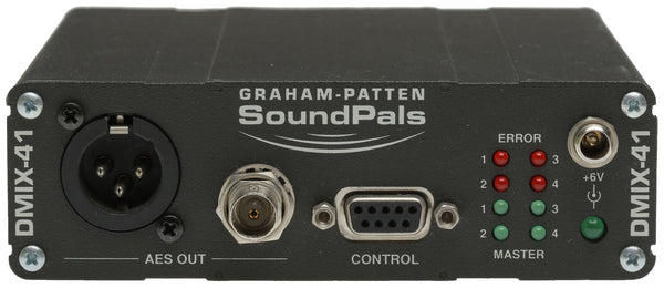 Graham Patten SoundPals DMIX-41/B4 SRC AES Digital Audio Combiner Utility Mixer-www.prostudioconnection.com