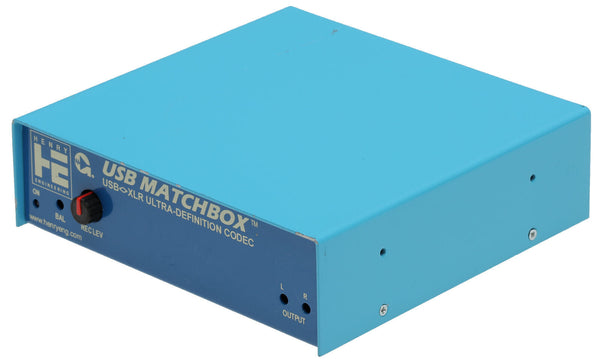 Henry Engineering 4700 USB Matchbox Analog Digital Converter Balanced Audio XLR-www.prostudioconnection.com