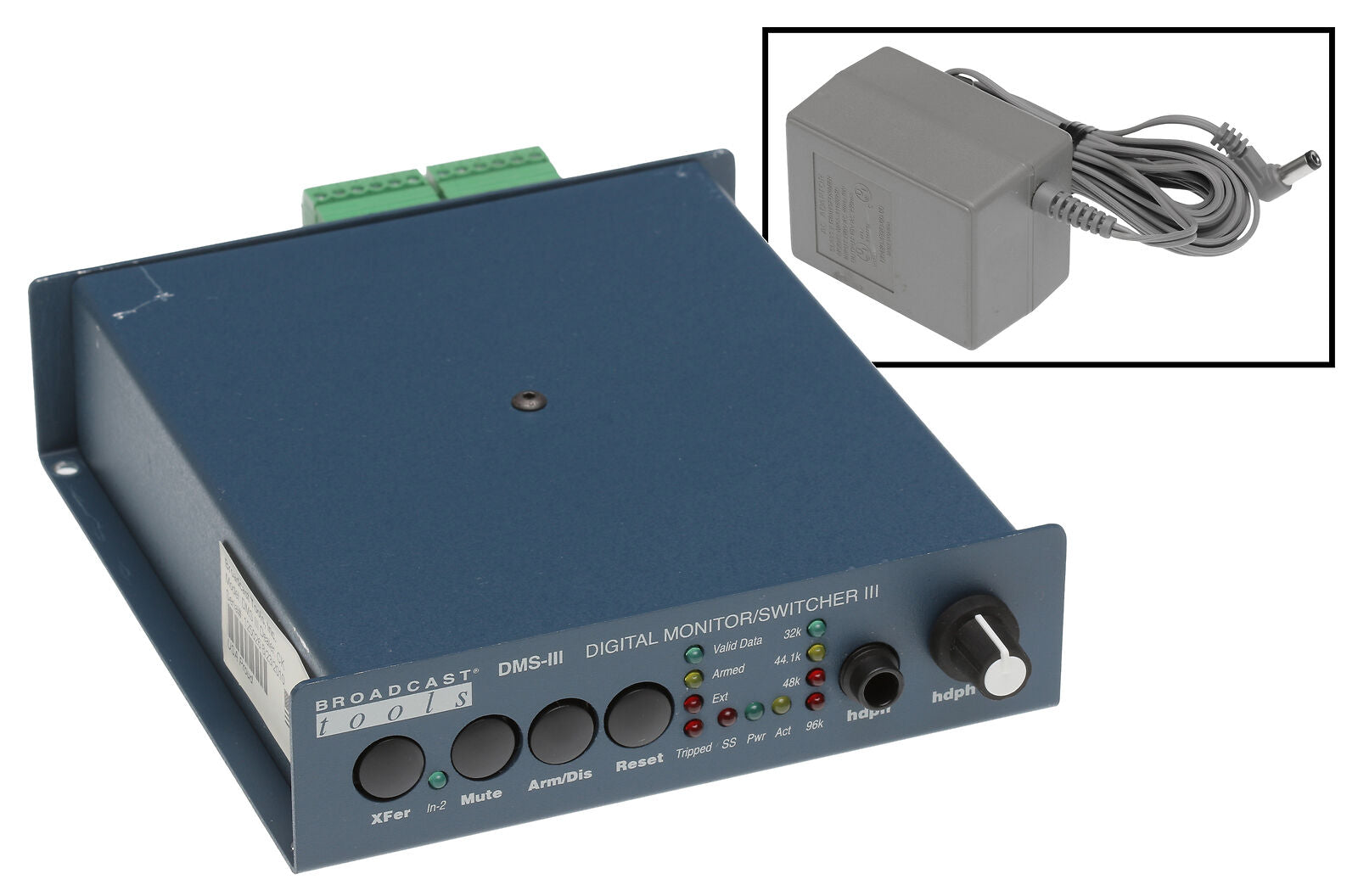 Broadcast Tools DMS-III AES/EBU Digital Audio Switcher Silence Sensor Failover [Used]-www.prostudioconnection.com