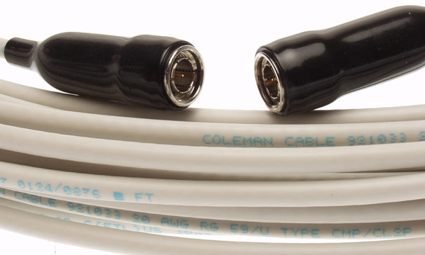 Symmetricom 70 Feet RG-59B/U Plenum CL3P RF Coax Cable TNC Male 060-72010-07 NEW [New]-www.prostudioconnection.com