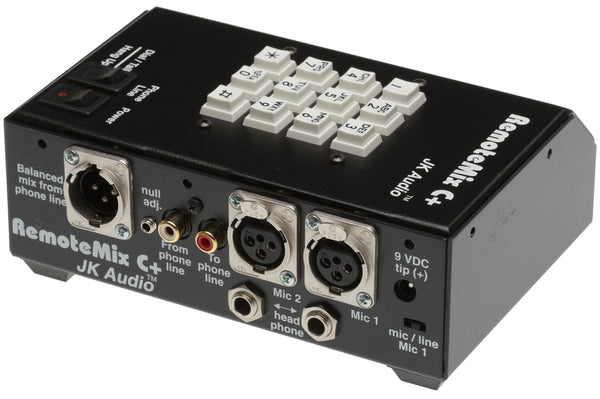 JK Audio RemoteMix C+ Remote Mixer Broadcast Hybrid Phone Line Interface - PARTS [For Parts]-www.prostudioconnection.com