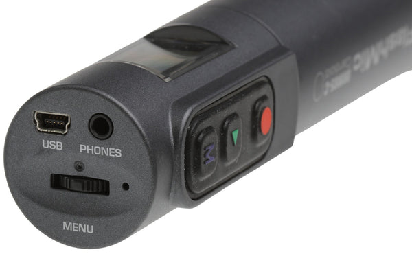 HHB DRM85-C Flash Mic Cardioid ENG Recording Condenser Cordless Microphone USB [Used]-www.prostudioconnection.com