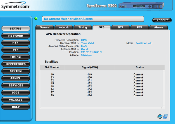 Symmetricom SyncServer PTP S300 UPGRADED GPS NTP Network Time Server NEW DISPLAY-www.prostudioconnection.com