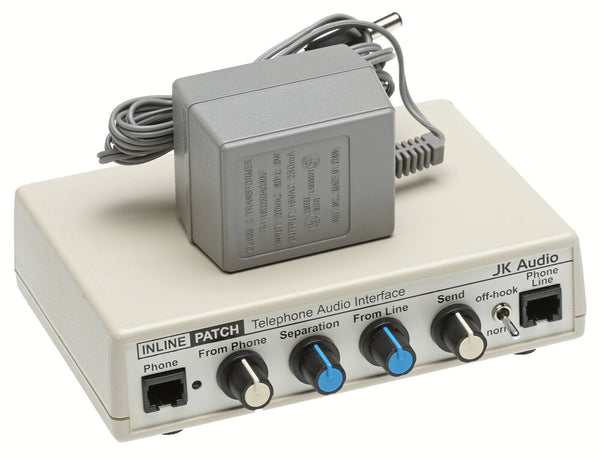 JK Audio Inline Phone Line Patch POTS Telco Audio Send Receive Interface IFB-www.prostudioconnection.com