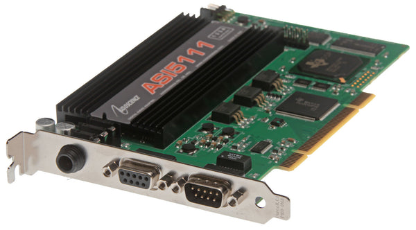 AudioScience ASI5111 F0 Broadcast Balanced Analog Sound Card w/ Mic Preamp & DB9-www.prostudioconnection.com