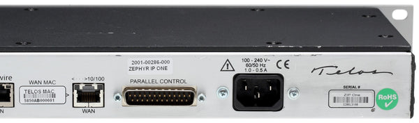 Telos Z/IP ONE Remote Studio Codec Audio Over IP Internet Transmission Endpoint-www.prostudioconnection.com