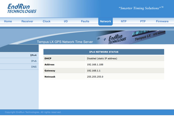 Endrun Technologies Tempus LX OCXO GPS Network NTP Time Server Clock w/ HTTP-www.prostudioconnection.com