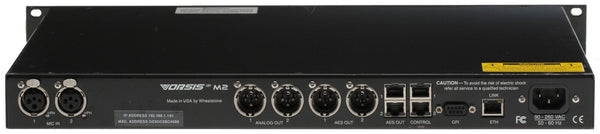 Wheatstone Vorsis M-2 AES Digital 96KHz Voice Processor Preamp Compressor M2-www.prostudioconnection.com