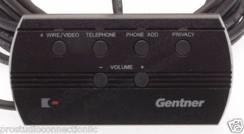 Gentner TI/GT Phone Hybrid Wired 6 Button 4 LED Remote Control 910-110-100 [Used]-www.prostudioconnection.com