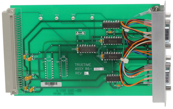 TrueTime Symmetricom 86-362-1 XL-DC RS-232 RS-422 Data I/O Expansion Card Module [Used]-www.prostudioconnection.com
