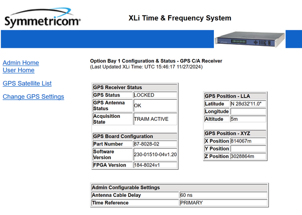 Symmetricom XLi GPS OCXO 10MHz Oscillator NTP Time Server w/ PPO TIET Freq Meas-www.prostudioconnection.com