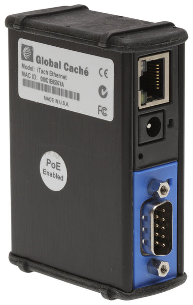 iTach IP2SL-P RS-232 PoE Serial Over Ethernet TCP/IP RJ45 Converter Global Cache-www.prostudioconnection.com