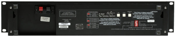 Leitch DTD-5225 Large Red LED Digital SMPTE/EBU Timecode Clock Date Wall Display [Used]-www.prostudioconnection.com