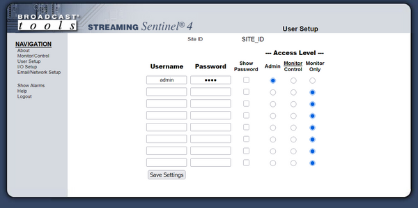Broadcast Tools Streaming Sentinel 4 Signal Monitor Silence Sensor Failover-www.prostudioconnection.com