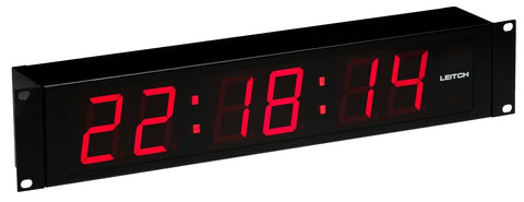 Leitch DTD-5225 Large Red LED Digital SMPTE/EBU Timecode Clock Date Wall Display [Used]-www.prostudioconnection.com