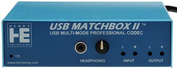 Henry Engineering USB Matchbox II Broadcast AES Digital & Balanced Analog Audio [Used]-www.prostudioconnection.com