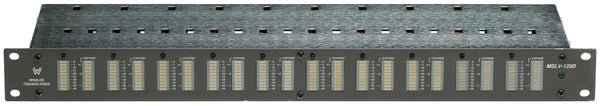 Wohler MSLV-120D 20 Channel AES Digital Audio VU Avg. & Peak LED Level Meter BNC [Used]-www.prostudioconnection.com