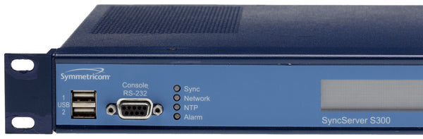 Symmetricom SyncServer PTP S300 UPGRADED GPS NTP Network Time Server NEW DISPLAY-www.prostudioconnection.com