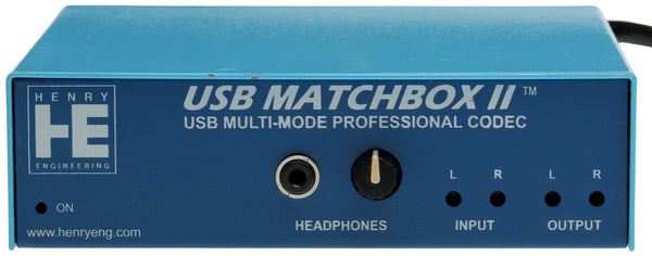 Henry Engineering USB Matchbox II Broadcast AES Digital & Balanced Analog Audio [Used]-www.prostudioconnection.com