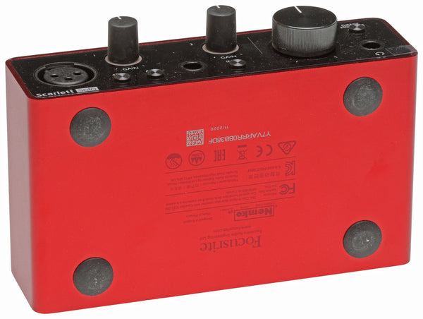 Focusrite Scarlett Solo USB Audio Interface Mic Preamp (Gen 3) - NEW OPEN BOX-www.prostudioconnection.com