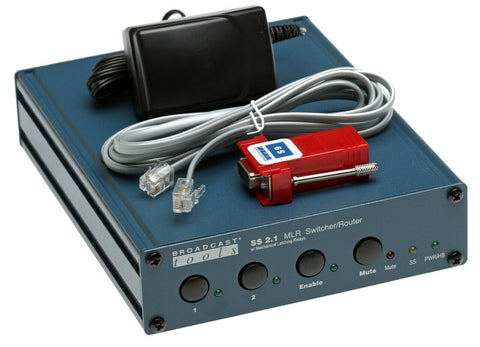 Broadcast Tools SS2.1 MLR TERM Balanced Audio Automation Switcher Router RS232-www.prostudioconnection.com