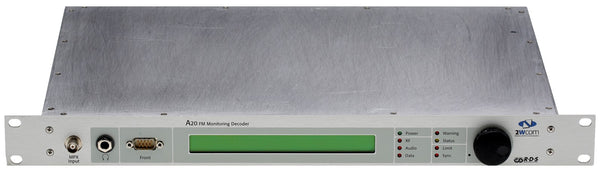 2WCOM A20 FM Monitoring Decoder Radio RF RDS/RBDS Receiver for FM Transmission-www.prostudioconnection.com