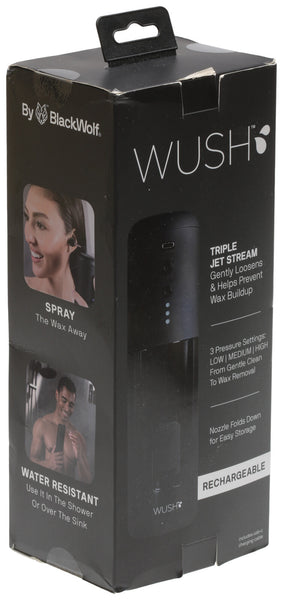 WUSH Water Powered Ear Cleaner Rechargeable Electric Triple Jet Stream - NEW [New]-www.prostudioconnection.com