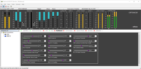 Orban Optimod 6300 DAB AES/EBU 5-Band Web Digital Audio Processor CBS Loudness-www.prostudioconnection.com