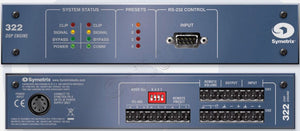 Symetrix 322 Digital Dynamics DSP Processor • New In Box ** NO POWER SUPPLY **-www.prostudioconnection.com