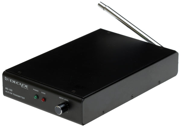 Decade MS-100S FM HiFi Stereo Low Power Transmitter PLL Frequency Agile LPFM-www.prostudioconnection.com