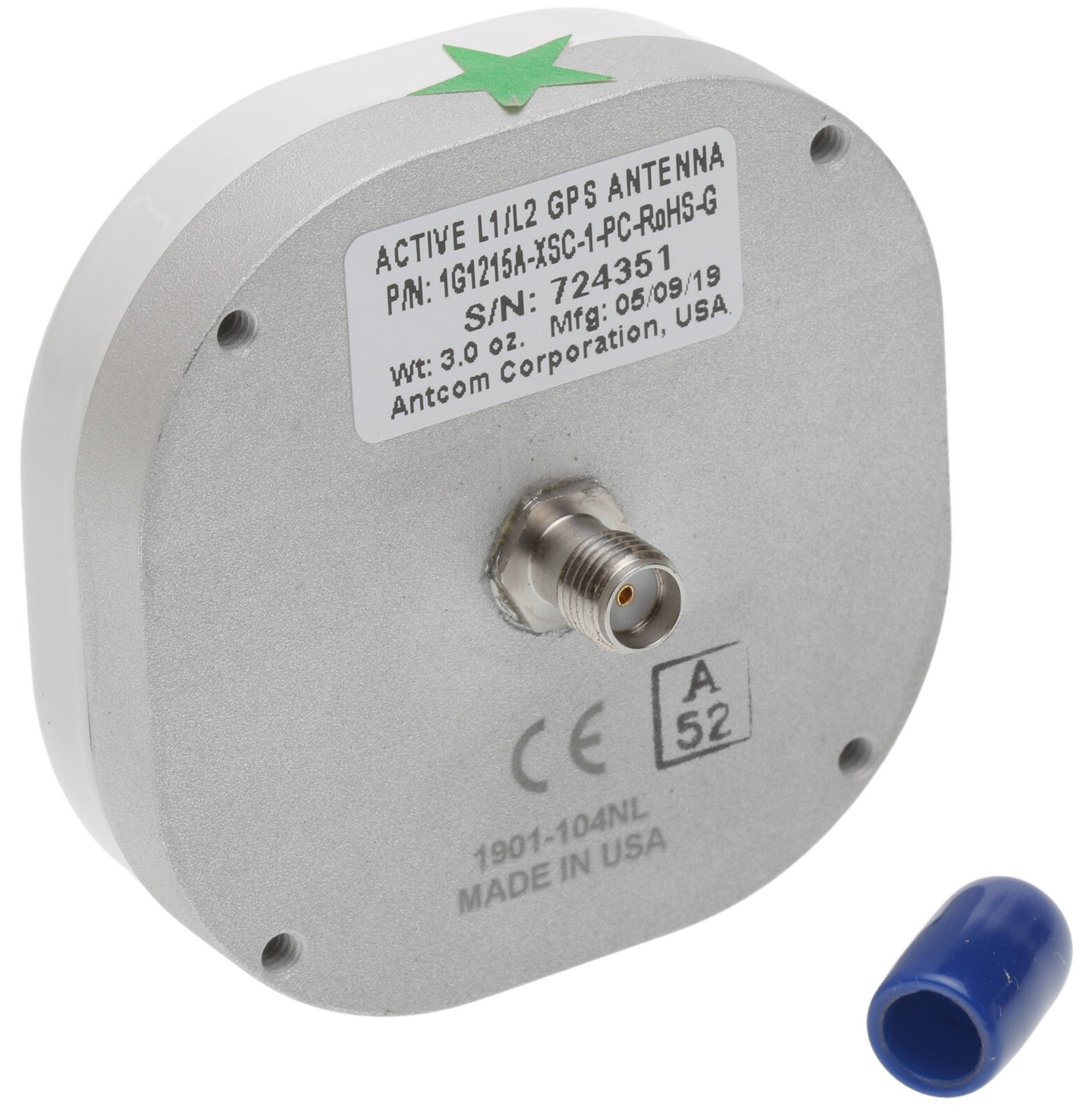2 Inch GPS Antenna L1/L2 33dB Gain 3.3V 5V 12V or 24V Power SMA Connector - NEW-www.prostudioconnection.com